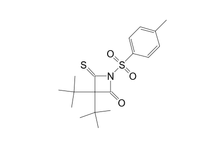 3,3-Di-tert-butyl-4-thioxo-1-tosyl-2-azetidinone