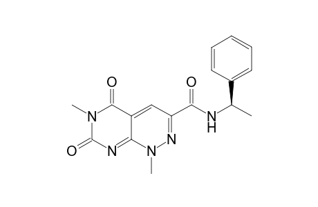 1,6-dimethyl-5,7-bis(oxidanylidene)-N-[(1R)-1-phenylethyl]pyrimido[4,5-c]pyridazine-3-carboxamide