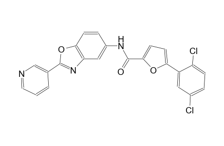 5-(2,5-dichlorophenyl)-N-[2-(3-pyridinyl)-1,3-benzoxazol-5-yl]-2-furamide