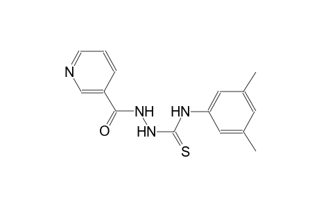 N-(3,5-dimethylphenyl)-2-(3-pyridinylcarbonyl)hydrazinecarbothioamide