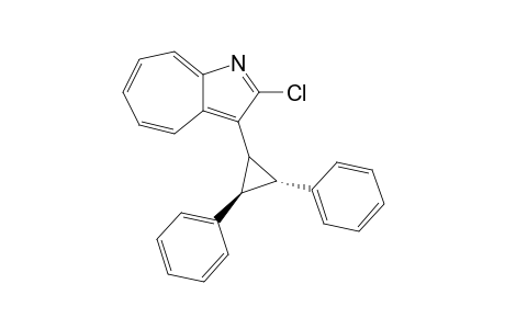 1-(2-Chloro-1-azaazulene-3-yl)-2,3-trans-diphenylcyclopropane