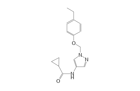 N-{1-[(4-ethylphenoxy)methyl]-1H-pyrazol-4-yl}cyclopropanecarboxamide