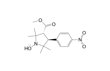 1-Pyrrolidinyloxy, 3-(methoxycarbonyl)-2,2,5,5-tetramethyl-4-(4-nitrophenyl)-, trans-