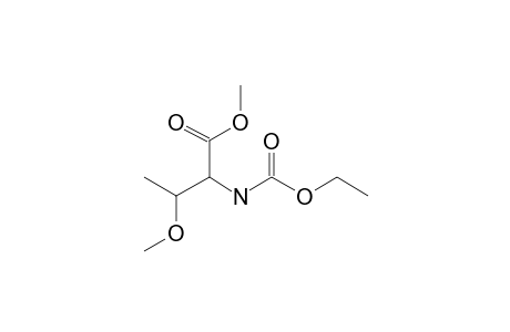 o-Methyl-L-threonine, N-(ethoxycarbonyl)-, methyl ester