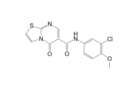 5H-thiazolo[3,2-a]pyrimidine-6-carboxamide, N-(3-chloro-4-methoxyphenyl)-5-oxo-