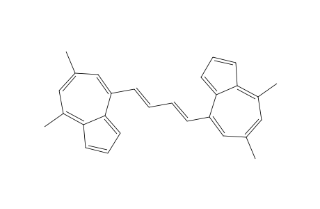4-[(1E,3E)-4-(6,8-Dimethyl-4-azulenyl)-1,3-butadienyl]-6,8-dimethylazulene