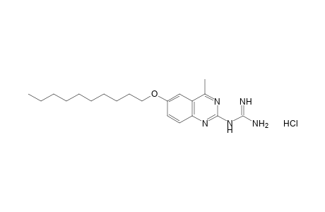 [6-(decyloxy)-4-methyl-2-quinazolinyl]guanidine, monohydrochloride
