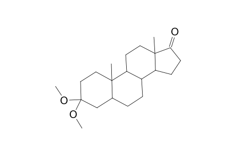 5.alpha.-Androstane-3,17-dione, 3-(dimethyl acetal)