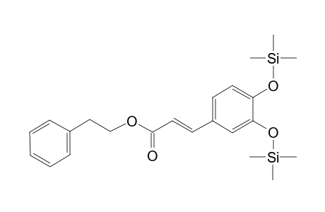 2-Phenylethyl (E)-caffeate, di-TMS