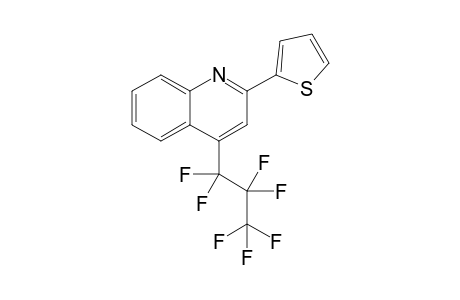 4-Heptafluoropropyl-2-(2-thienyl)quinoline