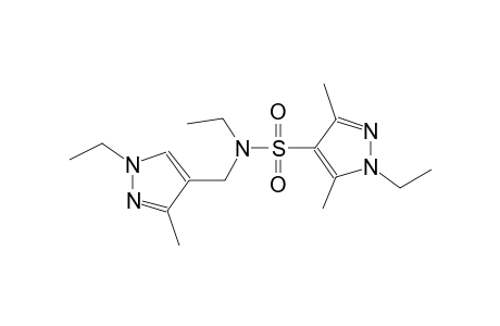 1H-pyrazole-4-sulfonamide, N,1-diethyl-N-[(1-ethyl-3-methyl-1H-pyrazol-4-yl)methyl]-3,5-dimethyl-
