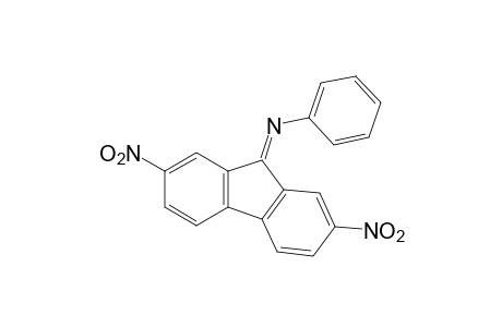 N-(2,7-dinitro-9-fluorenylidene)aniline