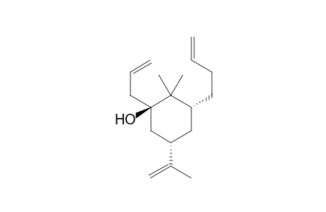 3-(3-Butenyl)-2,2-dimethyl-5-(2-allyl)-1-(prop-2-enyl)cyclohexanol isomer