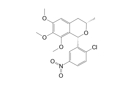 (1S,3S)-6,7,8-TRIMETHOXY-3-METHYL-1-(2-CHLORO-5-NITROPHENYL)-ISOCHROMAN