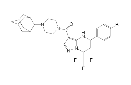 3-{[4-(2-adamantyl)-1-piperazinyl]carbonyl}-5-(4-bromophenyl)-7-(trifluoromethyl)-4,5,6,7-tetrahydropyrazolo[1,5-a]pyrimidine