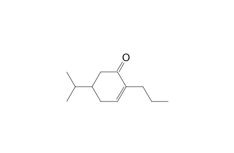 2-Cyclohexen-1-one, 5-(1-methylethyl)-2-propyl-