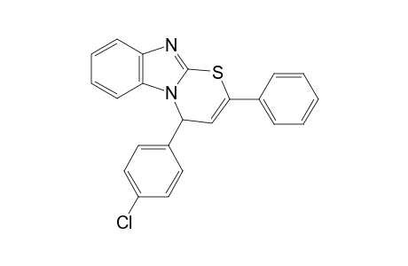 4-(4-Chlorophenyl)-2-phenyl-4H-benzo[4,5]imidazo[2,1-b][1,3]thiazine