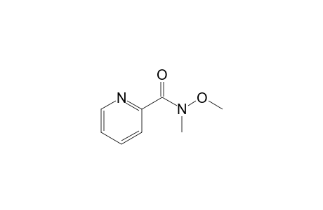 N-Methoxy-N-methyl-2-pyridinecarboxamide