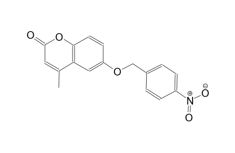 2H-1-benzopyran-2-one, 4-methyl-6-[(4-nitrophenyl)methoxy]-