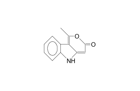 1-Methyl-pyrano(4,3-B)indol-3-one