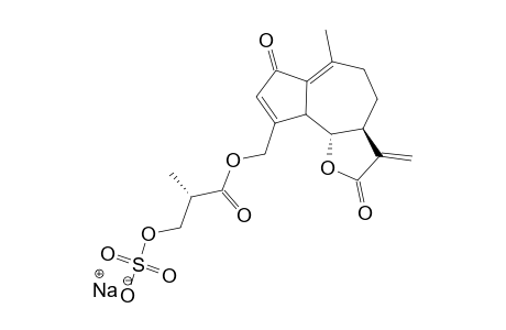 8-DEOXY-15-(3'-HYDROXY-2'-METHYL-PROPANOYL)-LACTUCIN-3'-SULFATE