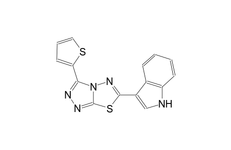 1H-indole, 3-[3-(2-thienyl)[1,2,4]triazolo[3,4-b][1,3,4]thiadiazol-6-yl]-