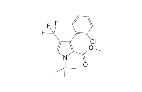 Methyl 1-tert-Butyl-4(3)-trifluoromethyl-3(4)-(2-chlorophenyl)pyrrole-2-carboxylate