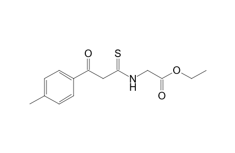 Ethyl 2-{[3-(4-methylphenyl)-3-oxopropanthioyl]amino}acetate