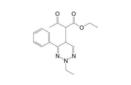Ethyl 2-(2'-Ethyl-4'-phenyl-2',5'-dihydro-1,2,3-triazin-5'-yl)-3-oxobutyrate
