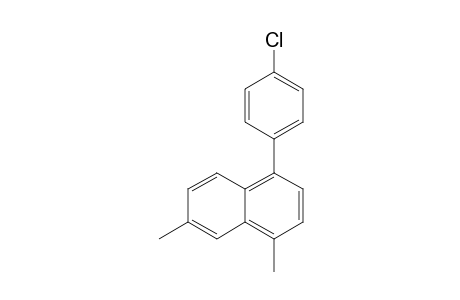 4-(4-Chlorophenyl)-1,7-dimethylnaphthalene