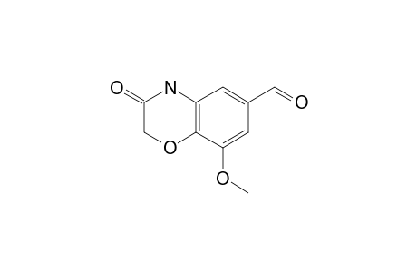 8-Methoxy-3-oxo-2,4-dihydro-1,4-benzoxazine-6-carbaldehyde