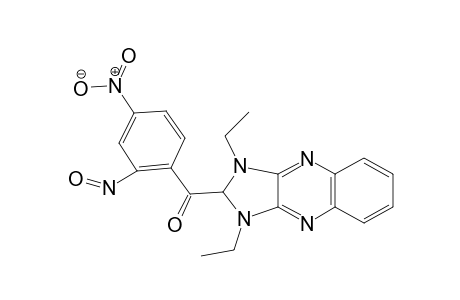 Methanone, (1,3-diethyl-2,3-dihydro-1H-imidazo[4,5-b]quinoxalin-2-yl)(4-nitro-2-nitrosophenyl)-