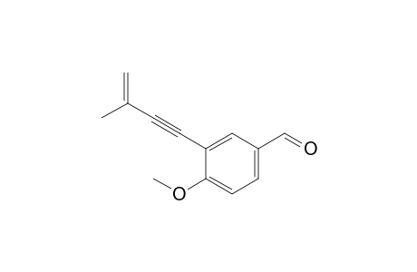 4-Methoxy-3-(3-methylbut-3-en-1-ynyl)benzaldehyde
