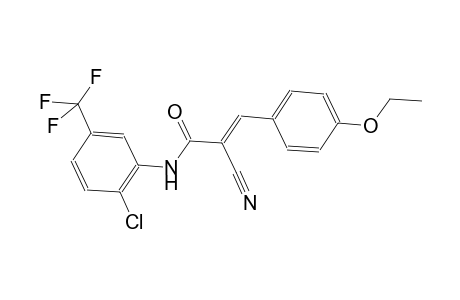 (2E)-N-[2-chloro-5-(trifluoromethyl)phenyl]-2-cyano-3-(4-ethoxyphenyl)-2-propenamide