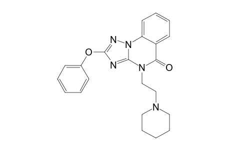 2-PHENOXY-4-PIPERIDINOETHYL-[1,2,4]-TRIAZOLO-[1,5-A]-QUINAZOLIN-5-ONE