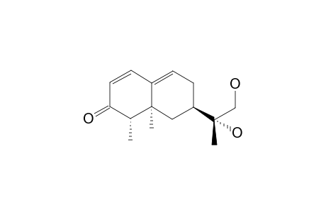 (1S,7R,8aS)-7-[(2R)-1,2-dihydroxypropan-2-yl]-1,8a-dimethyl-1,6,7,8-tetrahydronaphthalen-2-one