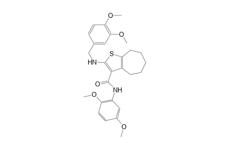 4H-cyclohepta[b]thiophene-3-carboxamide, N-(2,5-dimethoxyphenyl)-2-[[(3,4-dimethoxyphenyl)methyl]amino]-5,6,7,8-tetrahydro-