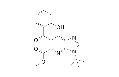 Methyl 3-tert-Butyl-6-(2-hydroxybenzoyl)-3H-imidazo[4,5-b]pyridine-5-carboxylate
