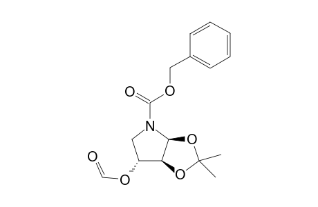 4-(N-Benzyloxycarbonyl)amino-4-deoxy-3-O-formyl-1,2-O-isopropylidene-.beta.,D-threofuranose