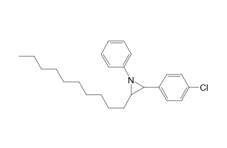 Aziridine, 2-(4-chlorophenyl)-3-decyl-1-phenyl-, cis-(.+-.)-