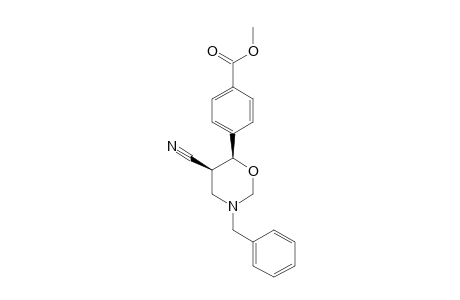 (CIS)-3-BENZYL-5-CYANO-6-(4-METHOXYCARBONYLPHENYL)-TETRAHYDRO-2H-1,3-OXAZINE