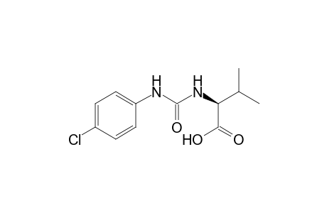(2S)-2-[(4-chlorophenyl)carbamoylamino]-3-methyl-butanoic acid