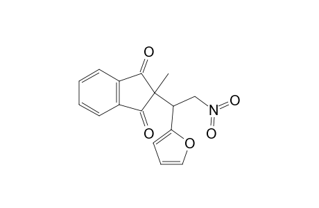 2-[1-(2-Furyl)-2-nitroethyl]-2-methyl-1H-indene-1,3(2H)-dione