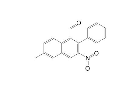 3-Nitro-6-methyl-2-phenyl-naphthalene-1-carbaldehyde