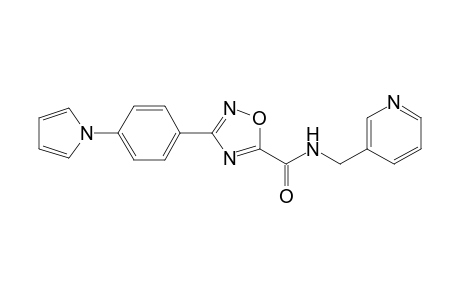 1,2,4-Oxadiazole-5-carboxamide, N-(3-pyridinylmethyl)-3-[4-(1H-pyrrol-1-yl)phenyl]-