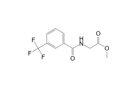2-[[3-(trifluoromethyl)benzoyl]amino]acetic acid methyl ester