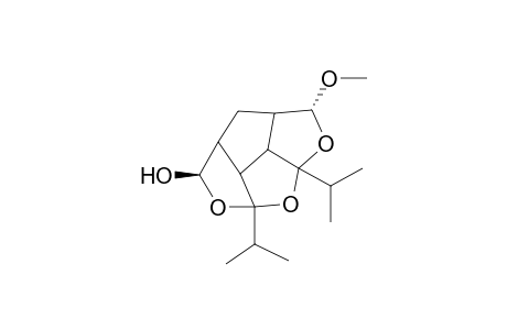 1,9-Di-isopropyl-3.beta.-hydroxy-7.alpha.-methoxy-2,8,12-trioxatetracyclo[7.2.1.0(.4,11)0.(6,10)]dodecane