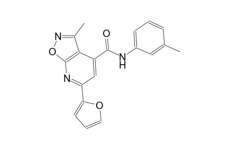 isoxazolo[5,4-b]pyridine-4-carboxamide, 6-(2-furanyl)-3-methyl-N-(3-methylphenyl)-