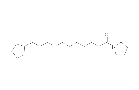 11-Cyclopentylundecanooic acid, pyrrolidide