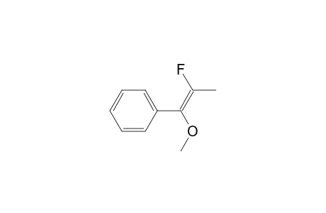 Benzene, (2-fluoro-1-methoxy-1-propenyl)-, (E)-